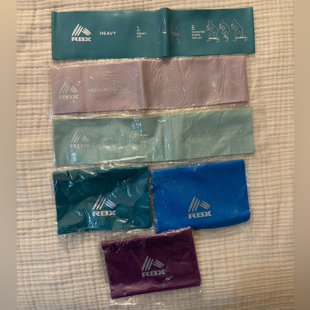 RBX Multi-Color Resistance Bands Set